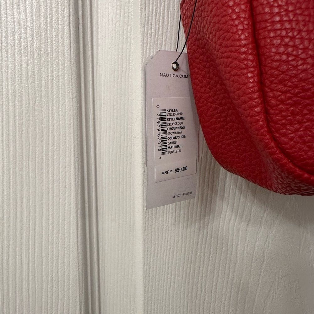 Nautica Red And Blue Small Crossbody Bag - Picture 4 of 5